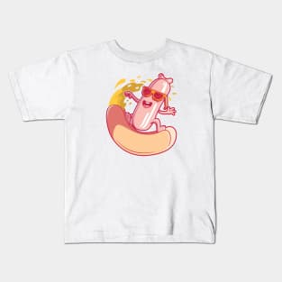 Hot Dog Surf Kids T-Shirt